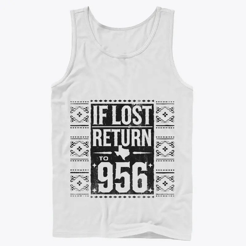 If Lost Return to 956 (Front and Back)